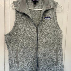 Patagonia Women's Better Sweater Fleece Vest Birch White / Gray